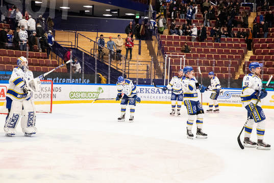 Leksands spelarna deppar