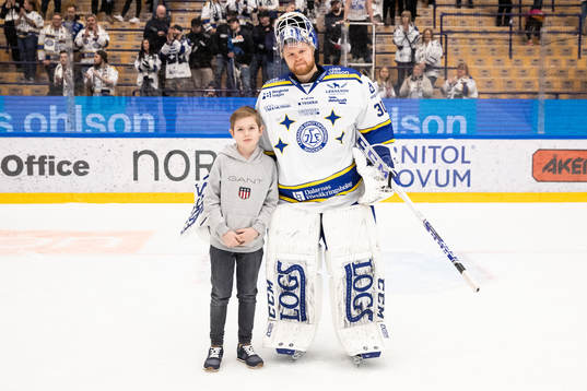 Leksands målvakt Janne Juvonen utsedd till matchens lirare