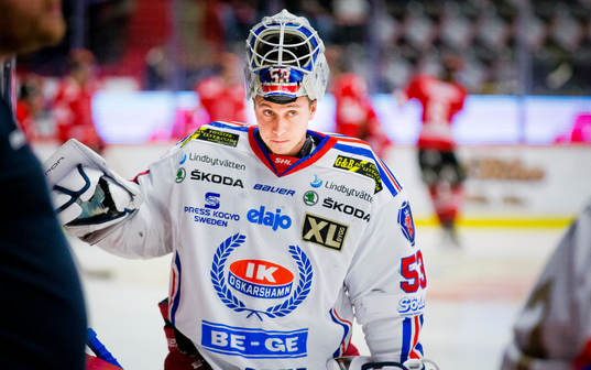 Oskarshamns målvakt Fredrik Pettersson-Wentzel
