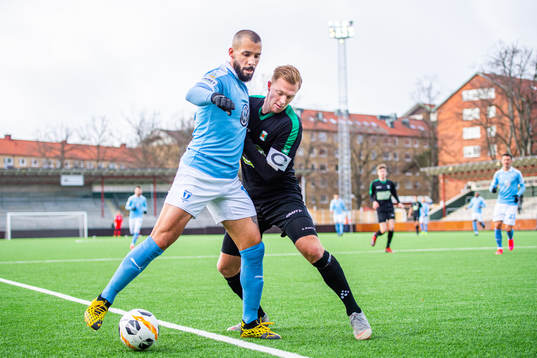 Malmö FFs Guillermo Molins och Varbergs Jesper Modig
