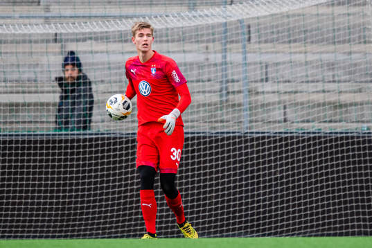 Malmö FFs målvakt Mathias Nilsson
