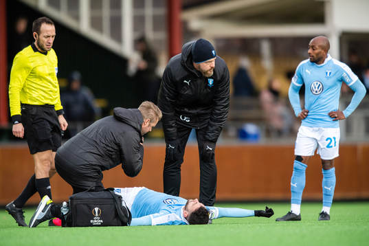 Malmö FFs Erdal Rakip har ont
