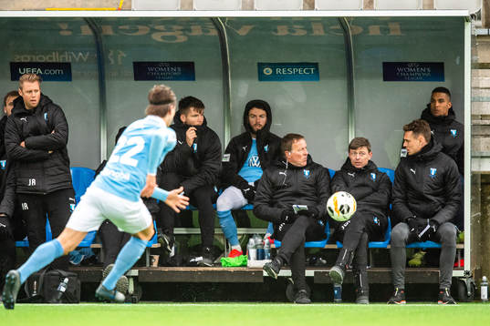Malmö FFs Erdal Rakip , assisterande tränare Remy