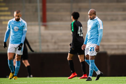 Malmö FFs Fouad Bachirou deppar