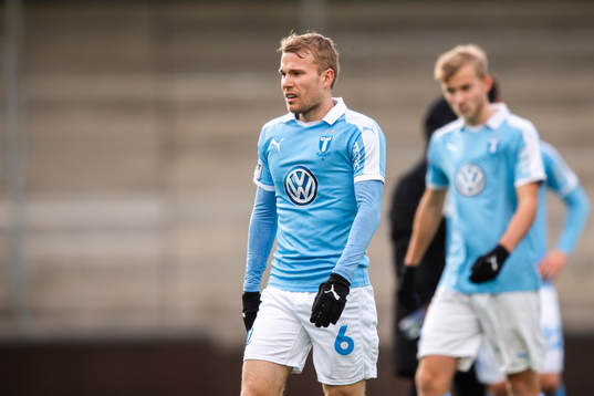 Malmö FFs Oscar Lewicki deppar