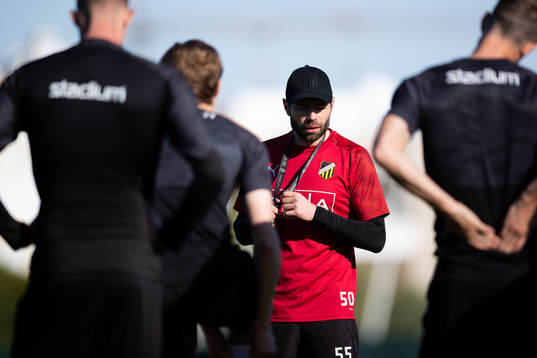 Häckens tränare Andreas Alm