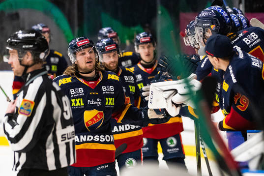 Djurgårdens Manuel Ågren jublar