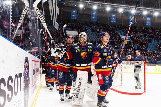 Djurgårdens målvakt Karri Rämö och Jesper Pettersson