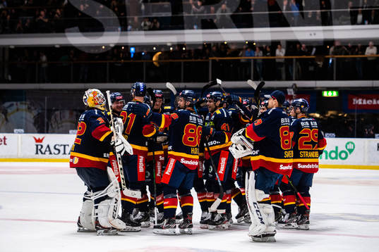 Djurgårdens spelare jublar