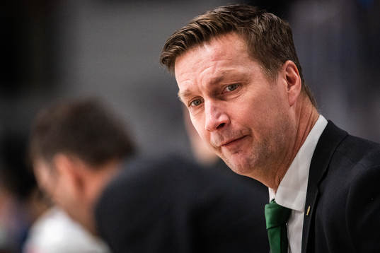Färjestads huvudtränare Johan Pennerborn