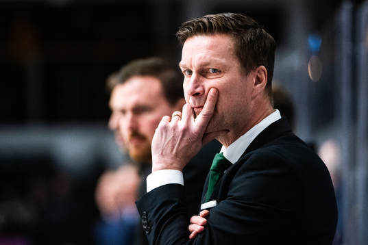 Färjestads huvudtränare Johan Pennerborn