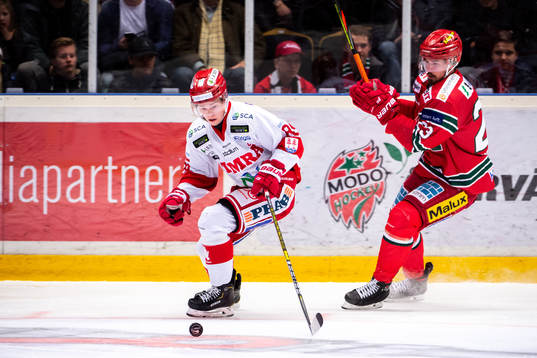 Timrås Filip Westerlund och Timrås Jeremy Boyce-Rotevall