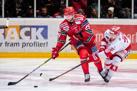 Modos Kim Rosdahl och Timrås Sebastian Ohlsson