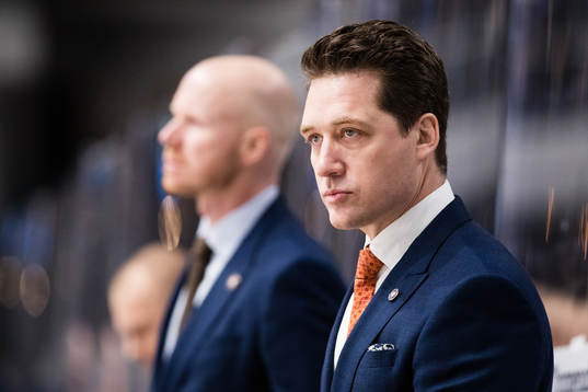 Växjös tränare Sam Hallam