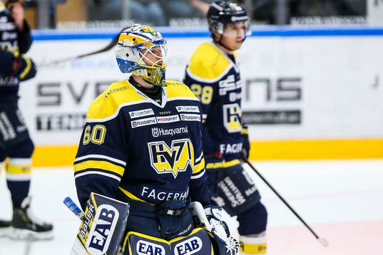 s målvakt Hugo Alnefelt deppar