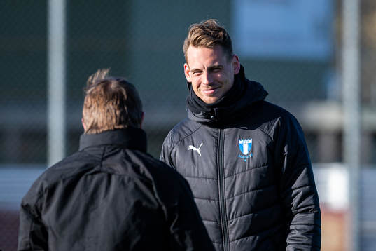 Malmö FFs assisterande tränare Daniel Bäckström