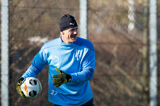 Malmö FFs målvakt Johan Dahlin
