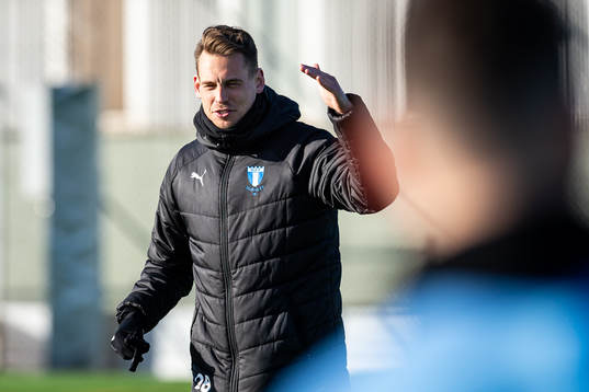 Malmö FFs assisterande tränare Daniel Bäckström