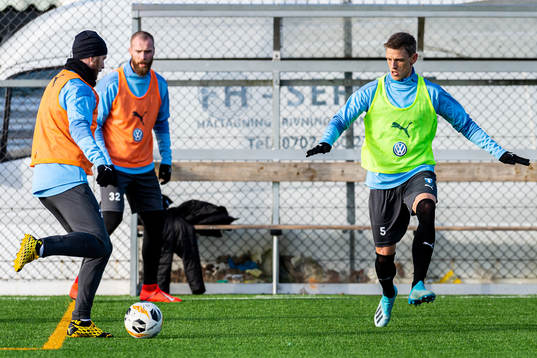 Malmö FFs Lasse Nielsen, Jo Inge Berget och Sören Rieks