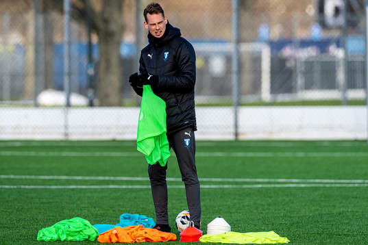 Malmö FFs assisterande tränare Daniel Bäckström