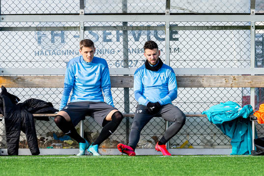 Malmö FFs Sören Rieks och Erdal Rakip deppar