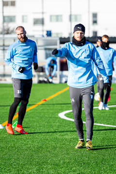 Malmö FFs Jo Inge Berget och Lasse Nielsen
