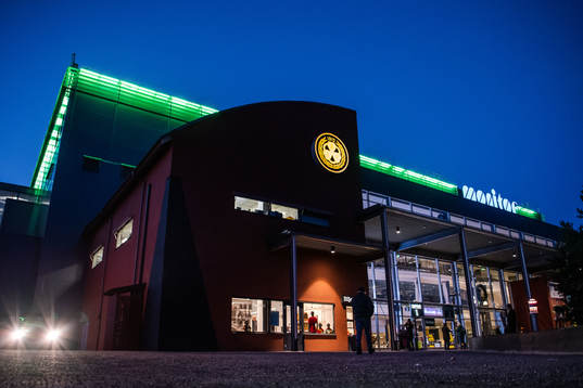 Exteriör av Monitor ERP Arena