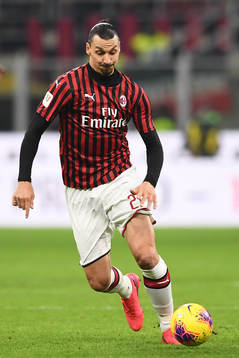 Zlatan Ibrahimovic of AC Milan