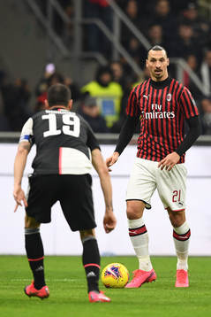 Zlatan Ibrahimovic of AC Milan
