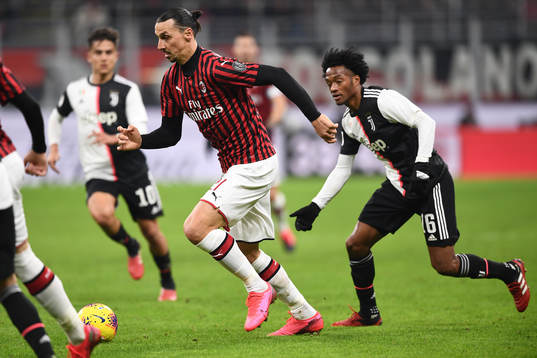 Zlatan Ibrahimovic of AC Milan