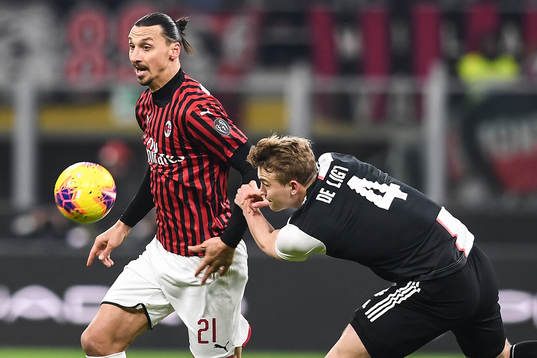 Zlatan Ibrahimovic of AC Milan