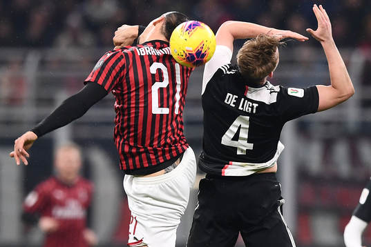 Zlatan Ibrahimovic of AC Milan