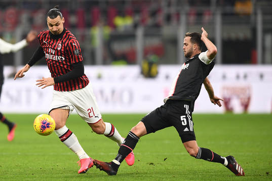 Zlatan Ibrahimovic of AC Milan