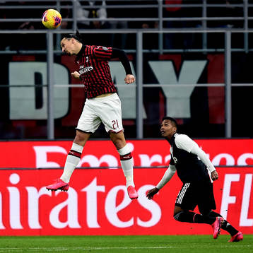 Zlatan Ibrahimovic of AC Milan