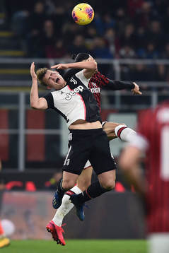Zlatan Ibrahimovic of AC Milan
