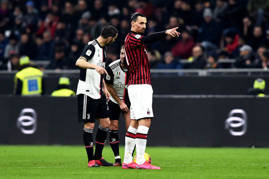 Zlatan Ibrahimovic of AC Milan