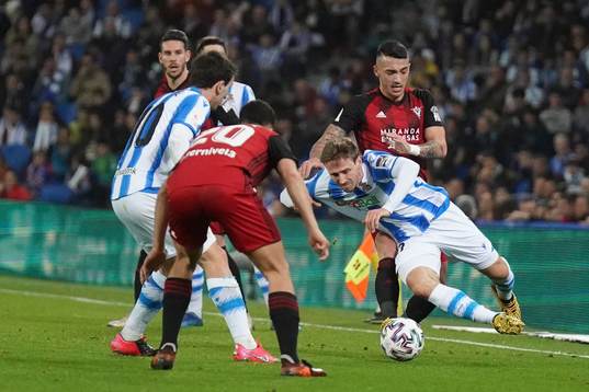 Fotboll, Spanska Copa del Rey, Semifinal 1, Real Sociedad -