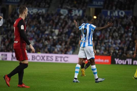 Fotboll, Spanska Copa del Rey, Semifinal 1, Real Sociedad -
