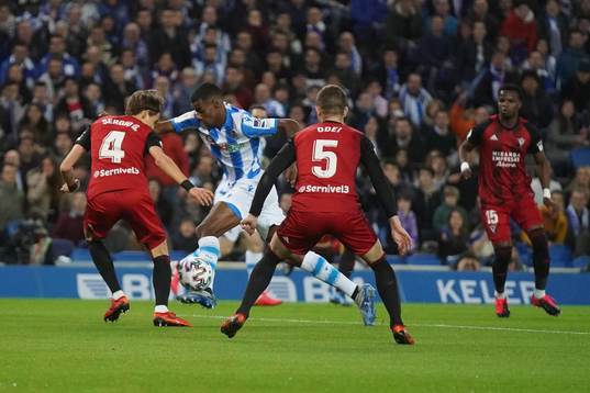 Fotboll, Spanska Copa del Rey, Semifinal 1, Real Sociedad -