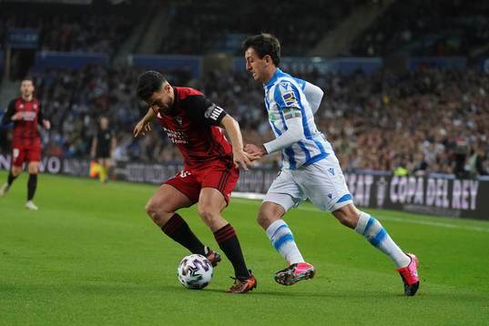 Fotboll, Spanska Copa del Rey, Semifinal 1, Real Sociedad -