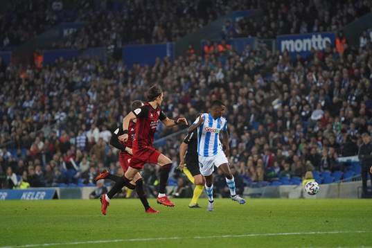 Fotboll, Spanska Copa del Rey, Semifinal 1, Real Sociedad -