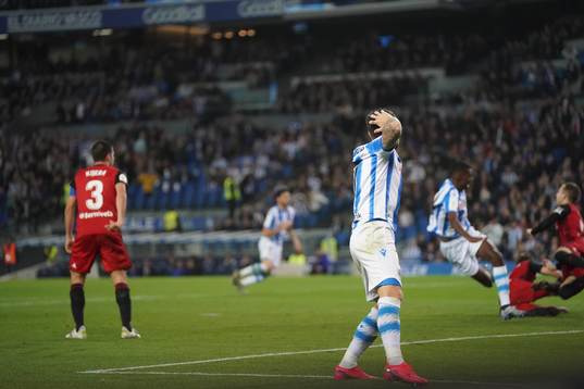 Fotboll, Spanska Copa del Rey, Semifinal 1, Real Sociedad -