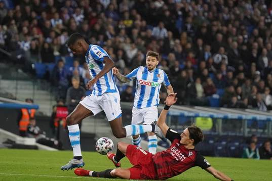 Fotboll, Spanska Copa del Rey, Semifinal 1, Real Sociedad -