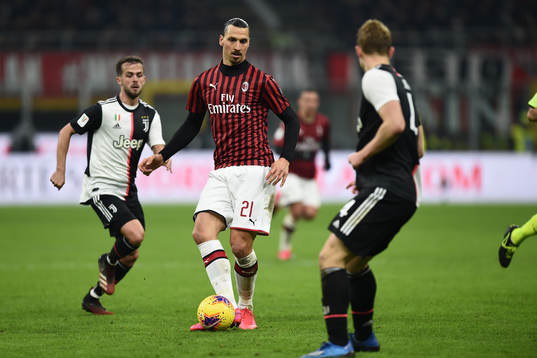 Zlatan Ibrahimovic of AC Milan