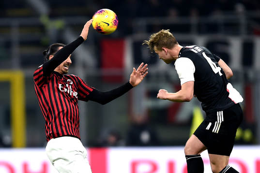 Zlatan Ibrahimovic of AC Milan