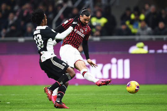 Zlatan Ibrahimovic of AC Milan