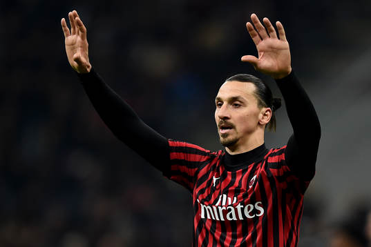 Zlatan Ibrahimovic of AC Milan