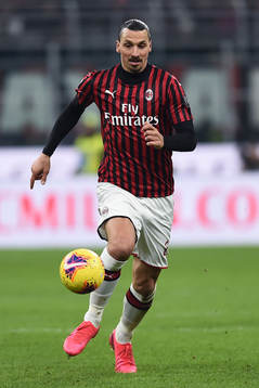 Zlatan Ibrahimovic of AC Milan