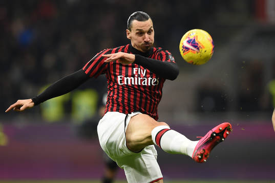 Zlatan Ibrahimovic of AC Milan