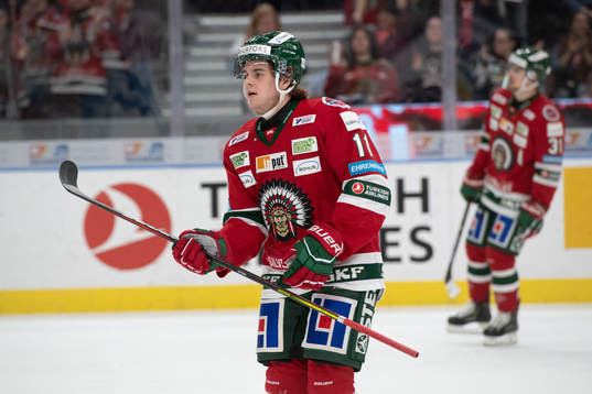 Frölundas Samuel Fagemo jublar